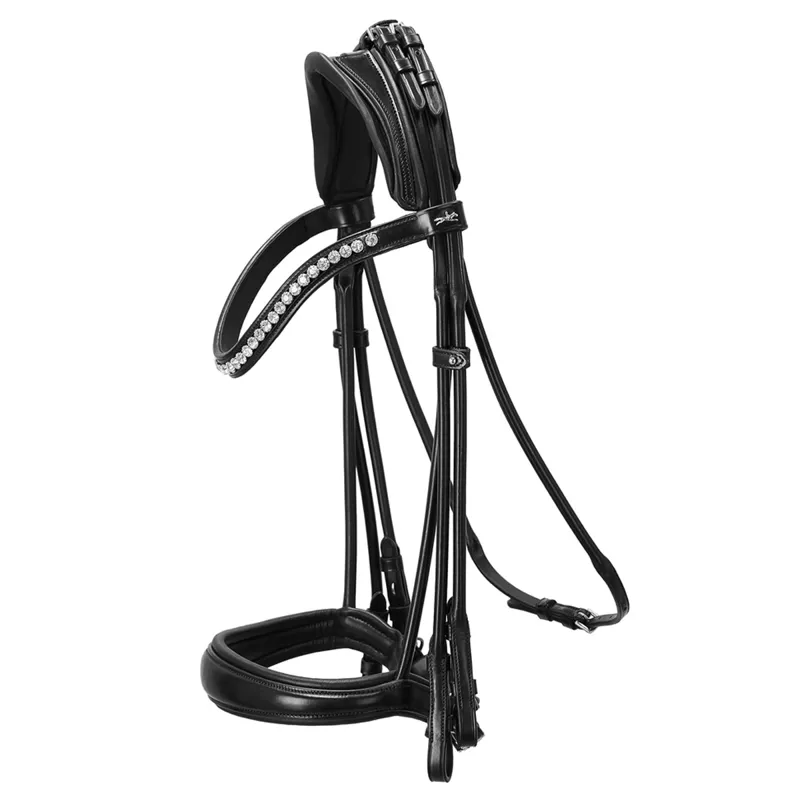Schockemohle Kensington Bridle - Black/Silver